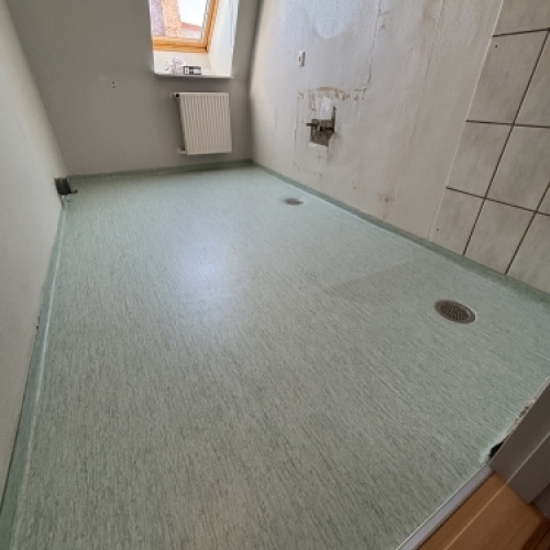 Vinylgulv på badeværelse