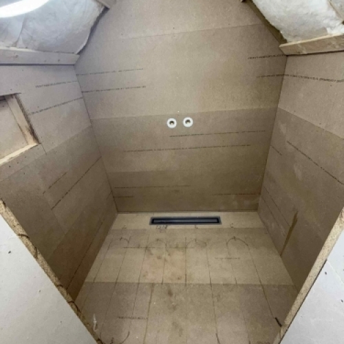 Lægning af vådrumsvinyl