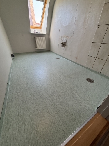 Vinylgulv på badeværelse