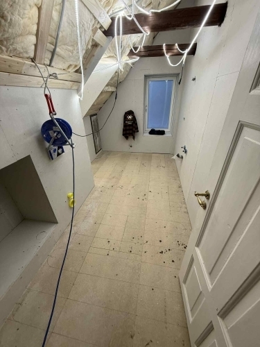 Vinylfliser montering i vådrum