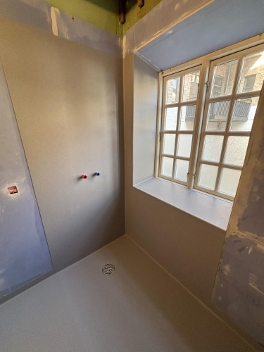 Vådrumsvinyl på badeværeslse